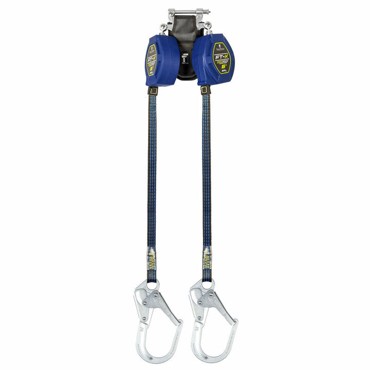 Falltech 6ft FT-X EdgeCore Class 2 Twin-Leg LE SRL with Steel Rebar Hook