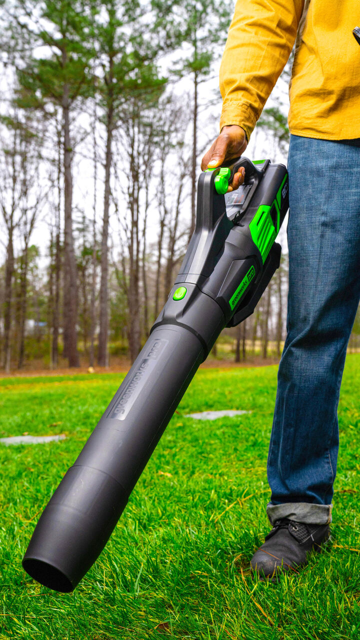 Greenworks 80V String Trimmer & Axial Blower Combo Kit with 2.5Ah Rapid Charger, large image number 4