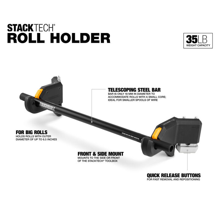 Toughbuilt StackTech Roll Holder, large image number 1