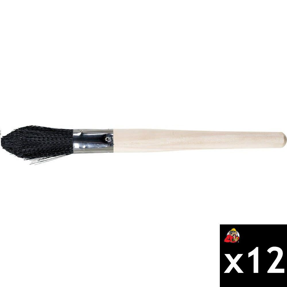 Pferd 1 Inch x 2-3/4 Inch Polypropylene Cleaning Brush Bundle, 12 Pieces, large image number 1