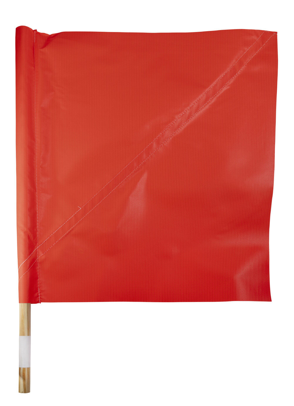 C H Hanson Traffic Flag with 24 Inch Wood Handle, Nylon Flag, large image number 1