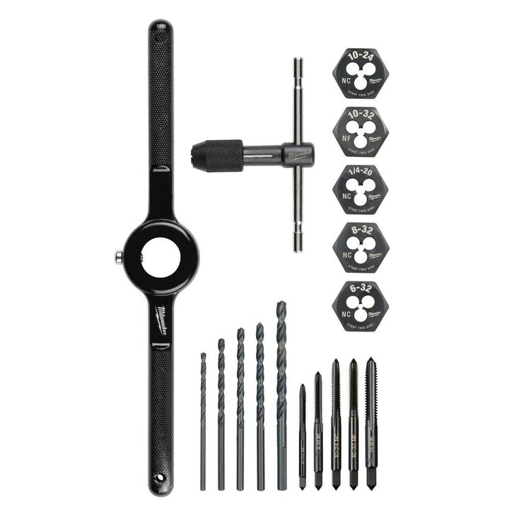 Milwaukee SAE Tap and Die 17pc Set