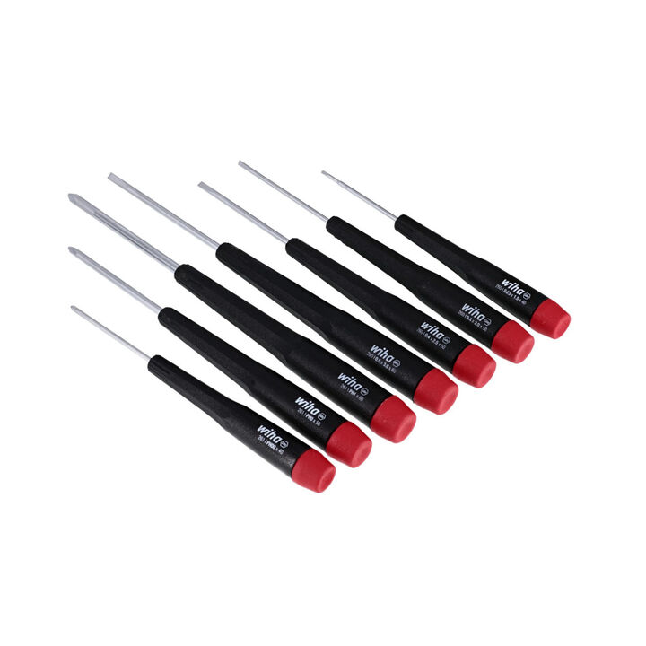 Wiha Precision Slotted & Phillips Screwdriver Set, 7 Piece