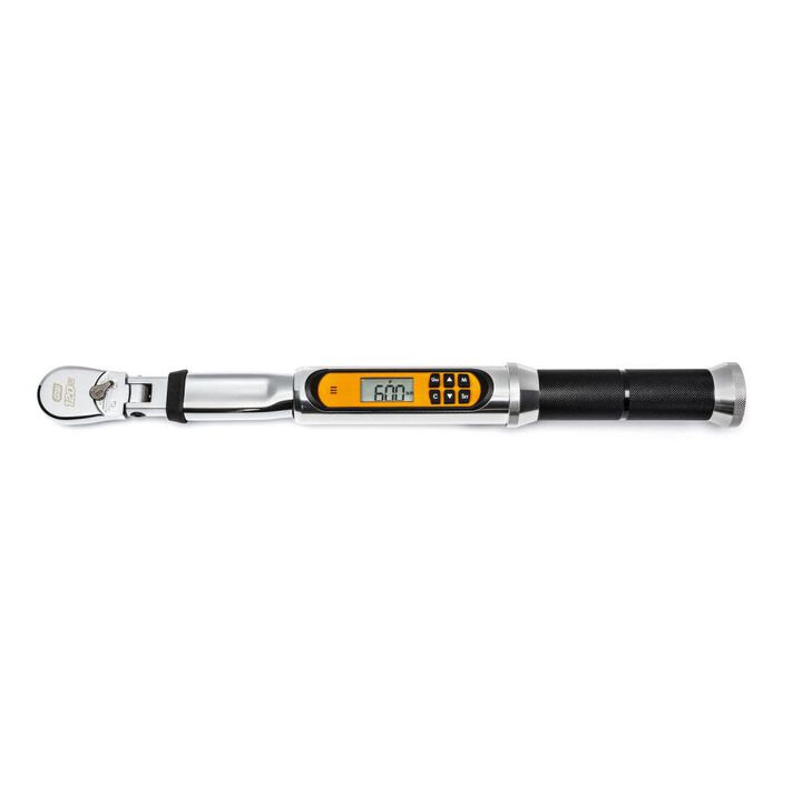 GEARWRENCH 120XP 3/8 Inch Drive Flex Head Electronic Torque Wrench with Angle