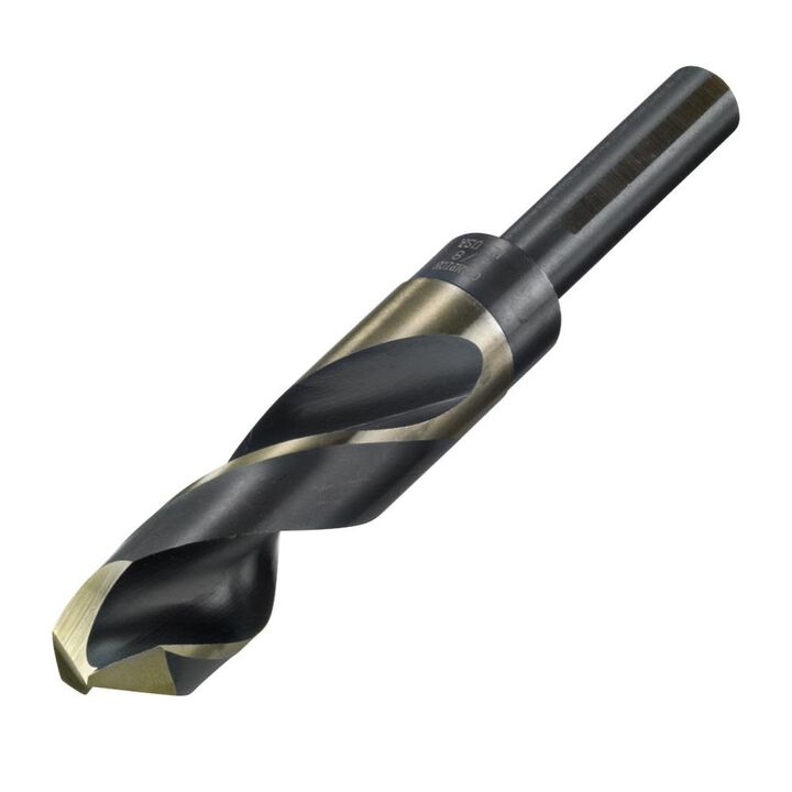 Champion Cutting Tool 23/32in Black Gold Silver & Deming 1/2in Shank Drill, large image number 1