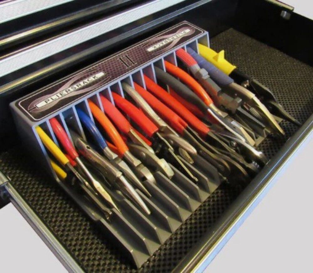 Plyworx Pliersrack Gray ABS Plastic 16 Slot, large image number 3