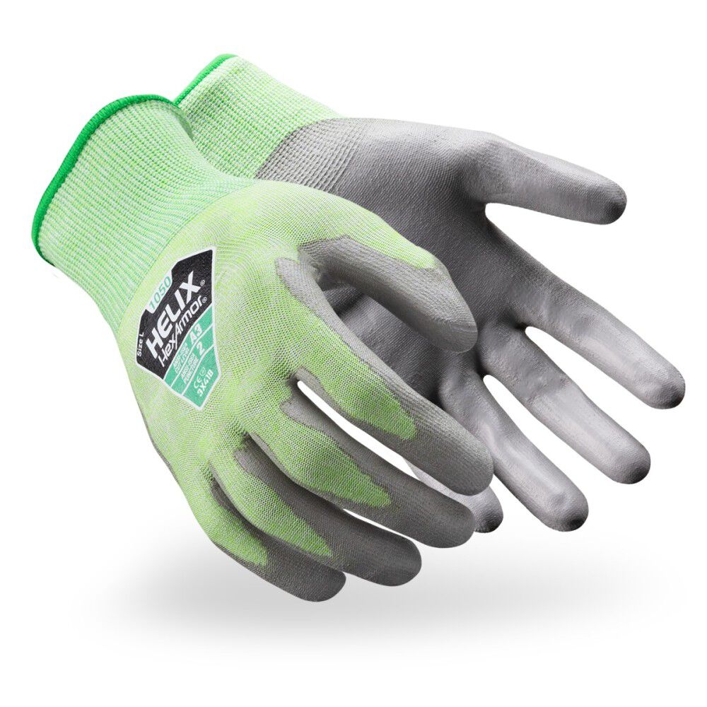 Hexarmor Helix 18 Gauge HPPE/Nylon Blend Shell Hi-Vis Work Gloves Small, large image number 1