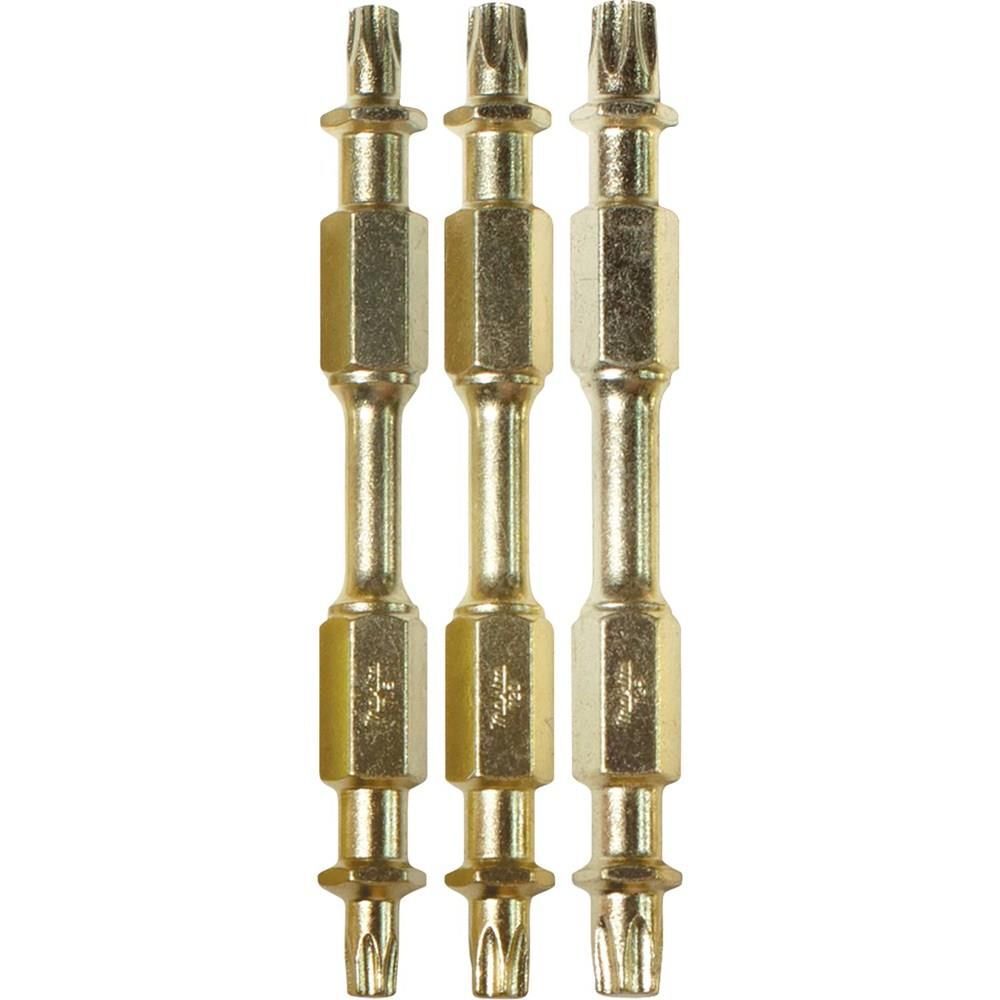 Makita Impact Gold (2-1/2 in.) Torx Double-Ended Power Bit Set (3-Piece), large image number 1