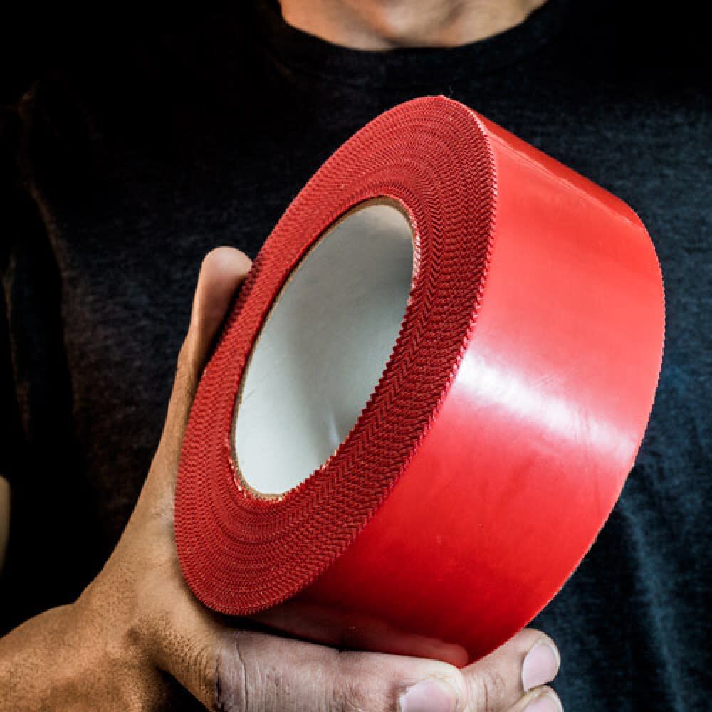 Stetson Building Products 4 In. x 180 Ft. General Purpose Red Polyethylene Tape, large image number 2