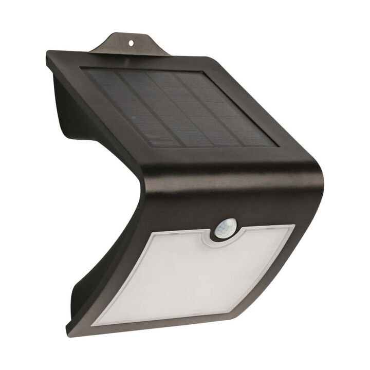 Feit Electric 220 Lumens 5000K Battery Solar Powered LED Floodlight with Sensor Black