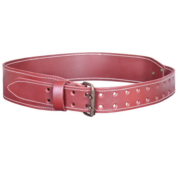 CLC 3in Tapered Heavy Duty Leather Work Belt -Fits waist sizes 40in - 52in