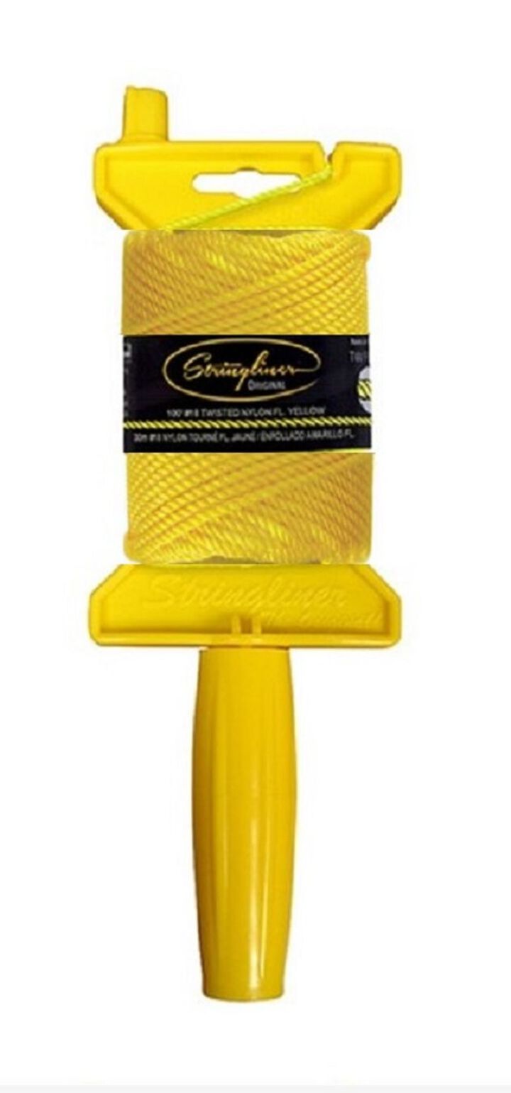 Stringliner Original Braided Yellow 500 ft with Reel