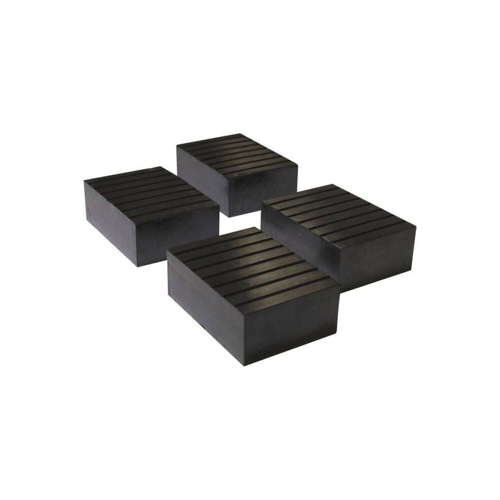 QuickJack 6.5 x 4 x 1.5 Inch Rubber Low-Profile Contact Block - 4 Pack, large image number 1
