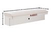 Weather Guard 56in Low Profile Lo-Side Truck Tool Box Aluminum Clear, small image number 5