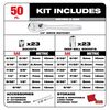 Milwaukee 1/4 in. Drive 50 pc. Ratchet & Socket Set - SAE & Metric, small image number 2