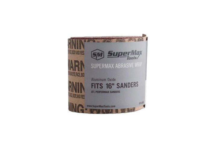 Supermax Tools 24-Grit Individual Sandpaper Wrap for the 16 In. Drum Sander