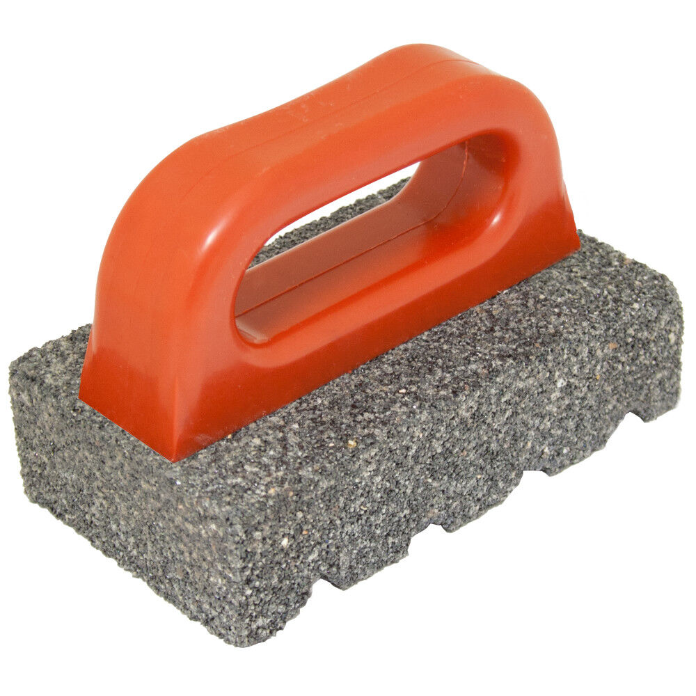 Kraft Tool Co 6 Inch x 3 Inch x 1 Inch 20 Grit Rub Brick with Handle, large image number 1
