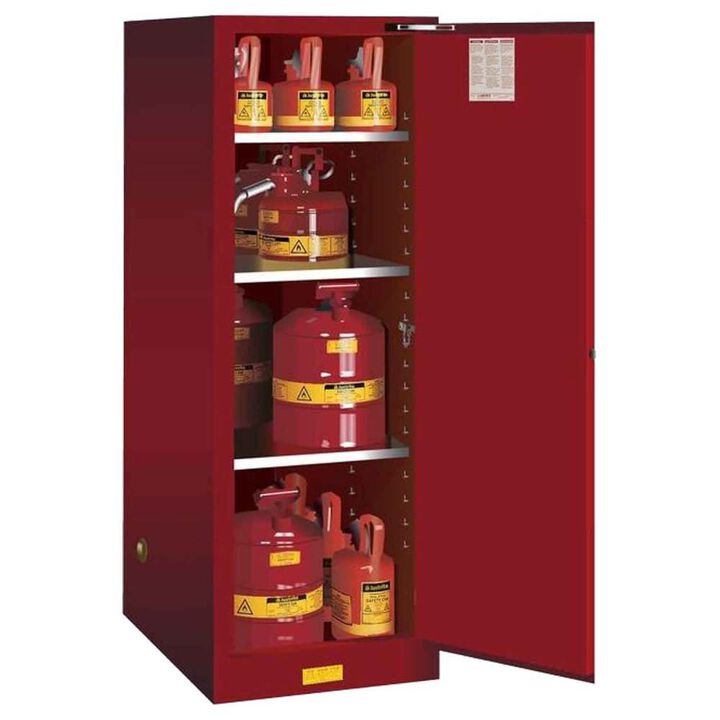 Justrite 54 Gallon Red Steel Self Close Flammable Cabinet