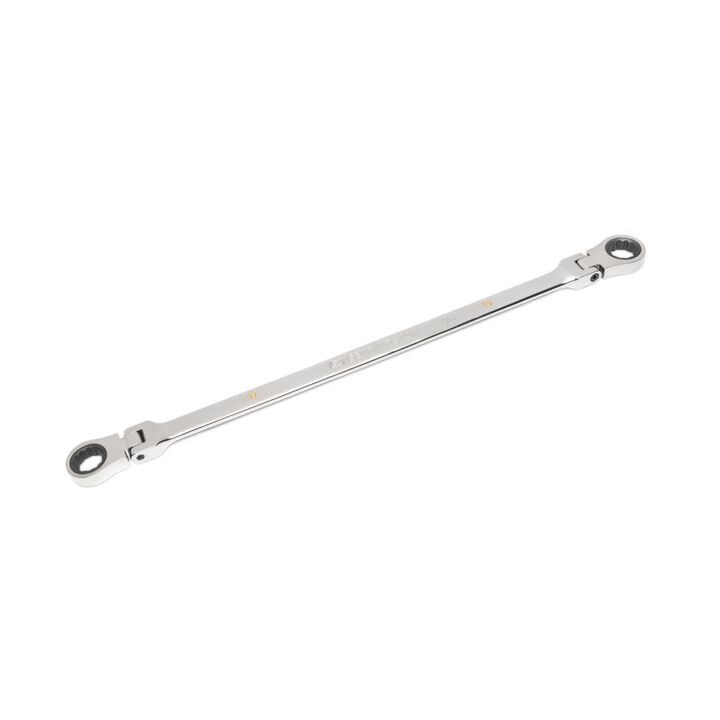 GEARWRENCH Ratcheting Wrench 90 Tooth 12 Point GearBox Double Flex 17x19mm, large image number 5