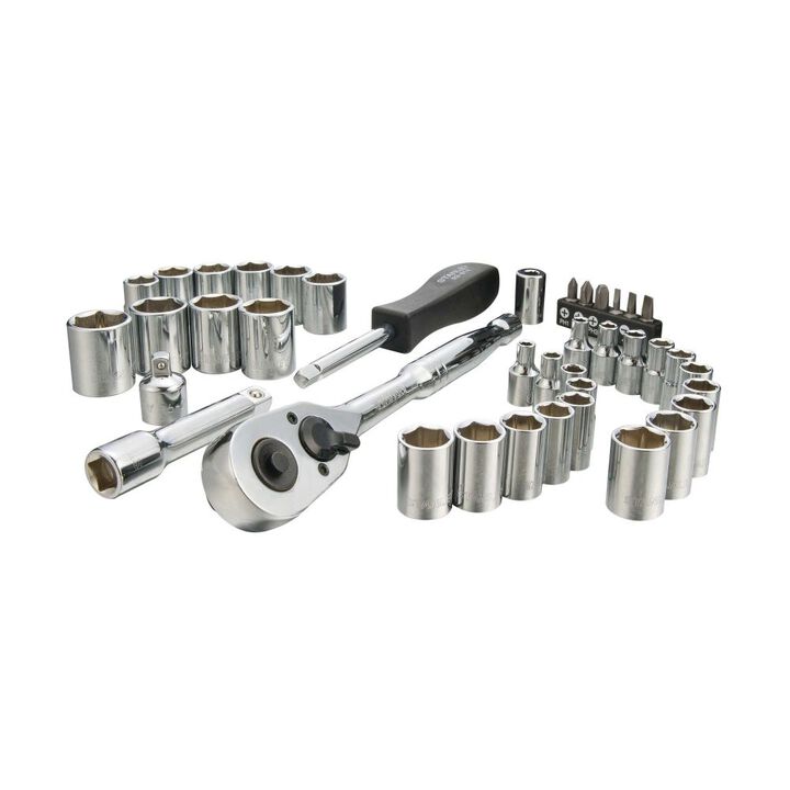 Stanley 1/4 Inch & 3/8 Inch Drive Mechanic Tool Set, 40 Piece