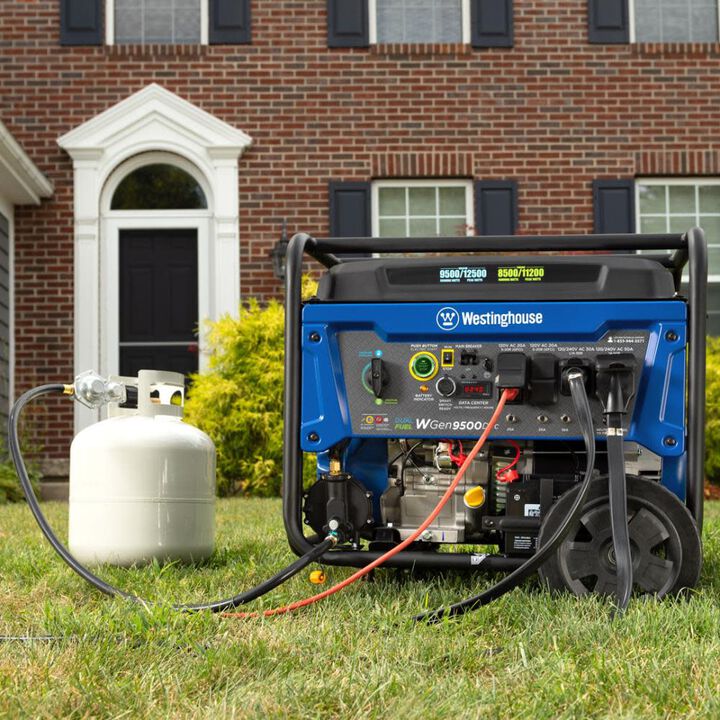 Westinghouse Outdoor Power 9,500 Watt Dual Fuel 49-State Portable Generator with CO Sensor, large image number 3