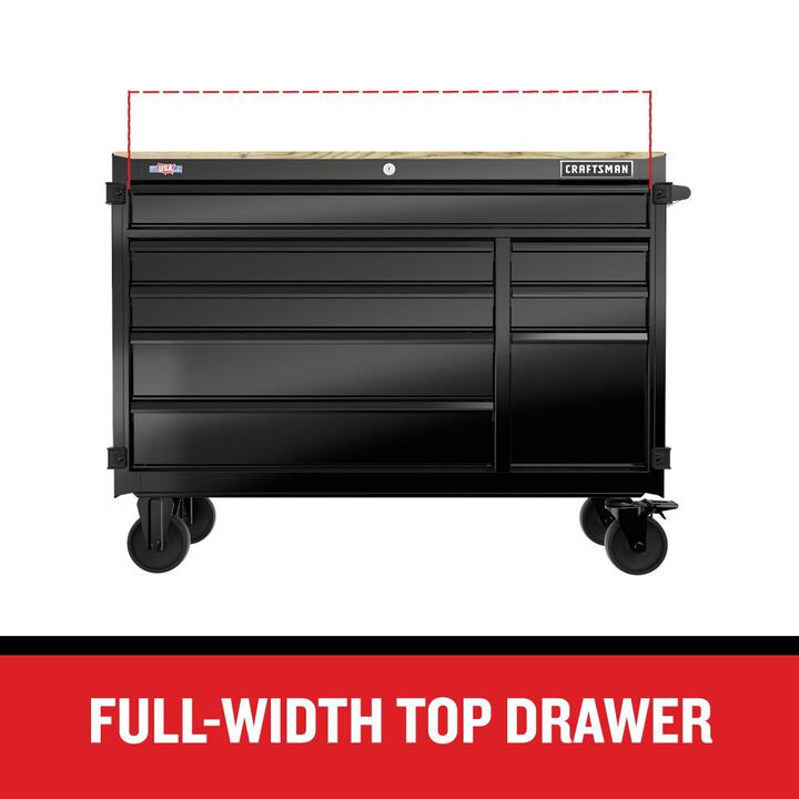 CRAFTSMAN Premium S2000 Series 52 Inch Wide 8-Drawer Workstation, large image number 7