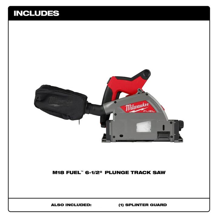 Milwaukee M18 FUEL  6-1/2 Inch Plunge Track Saw (Bare Tool) Reconditioned, large image number 1