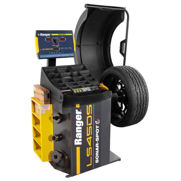 Ranger LS45DS 208-240V Sonar 3D Laser-Spot Wheel Balancer with Plate