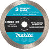 Makita 3 Inch Continuous Rim Diamond Blade for Ceramic and Porcelain, small image number 1