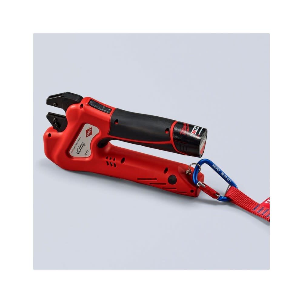 Knipex 38 in Red Tool Tethering Lanyard with Eye Carabiner, large image number 7