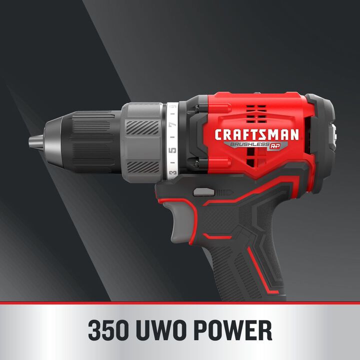 CRAFTSMAN V20* Cordless Brushless RP 1/2 Inch Drill/Driver Kit, large image number 3