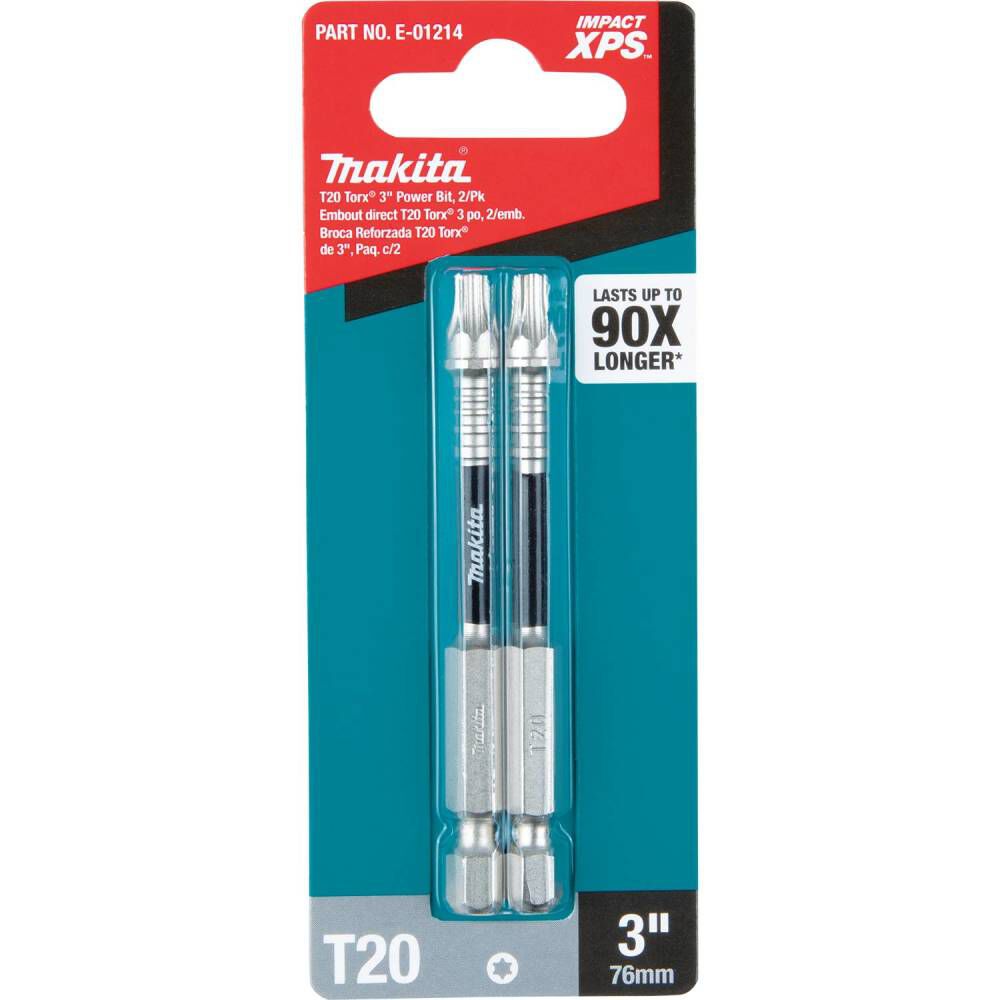 Makita Impact XPS T20 Torx 3in Power Bit 2/pk, large image number 2
