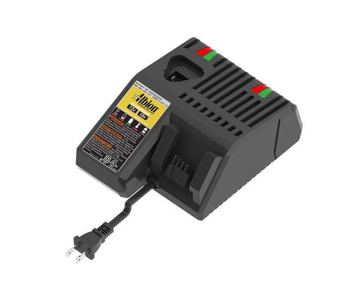 Albion Engineering Battery Charger for 18V and 12V Lithium-Ion Batteries 110V