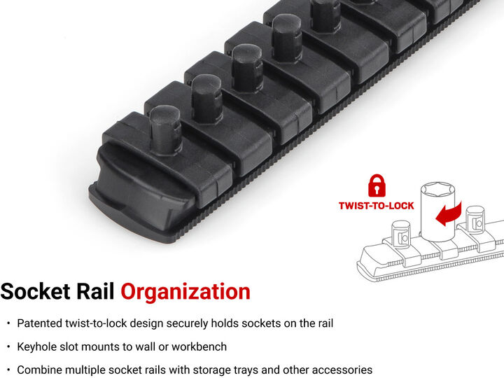 Tekton 1/4 Inch 6 Point Socket Set, 22 Pieces (5/32-9/16 Inch), large image number 5