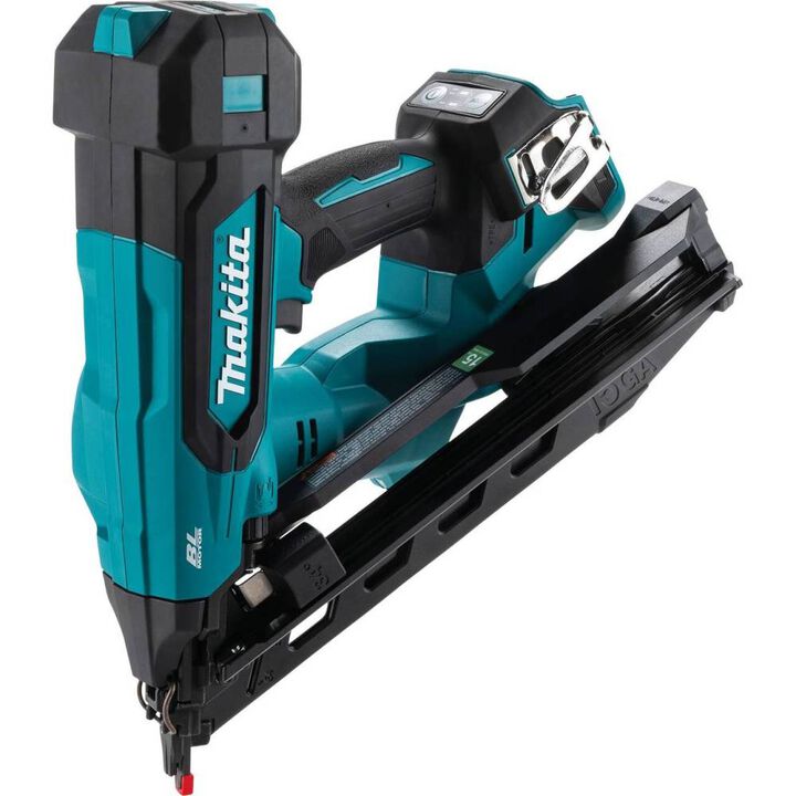 Makita 18V LXT Lithium-Ion Brushless Cordless 2-1/2 Inch 15 Gauge Angled Finish Nailer (Bare Tool)