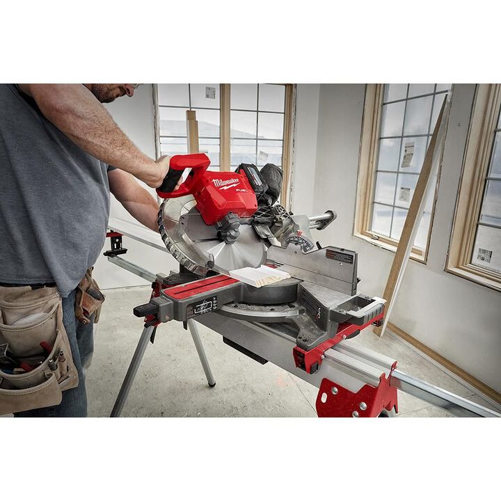 Milwaukee M18 FUEL 12inch Dual Bevel Sliding Compound Miter Saw - Kit, large image number 9