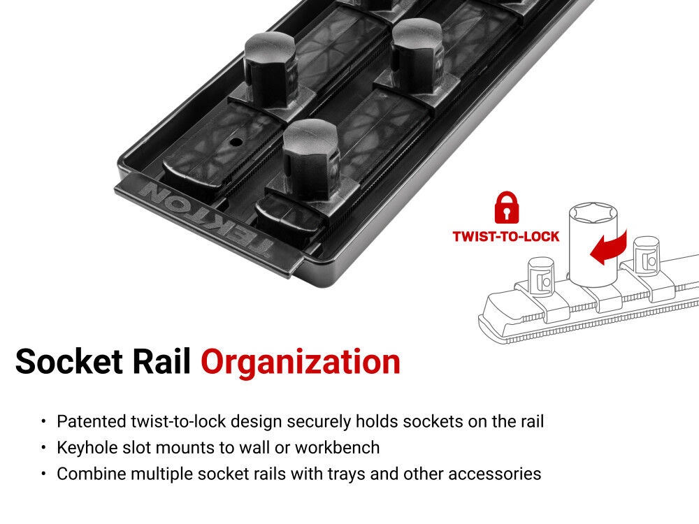 Tekton 3/4 Inch 6 Point Impact Socket Set, 8 Pieces (2-1/16 - 2-1/2 Inch), large image number 6