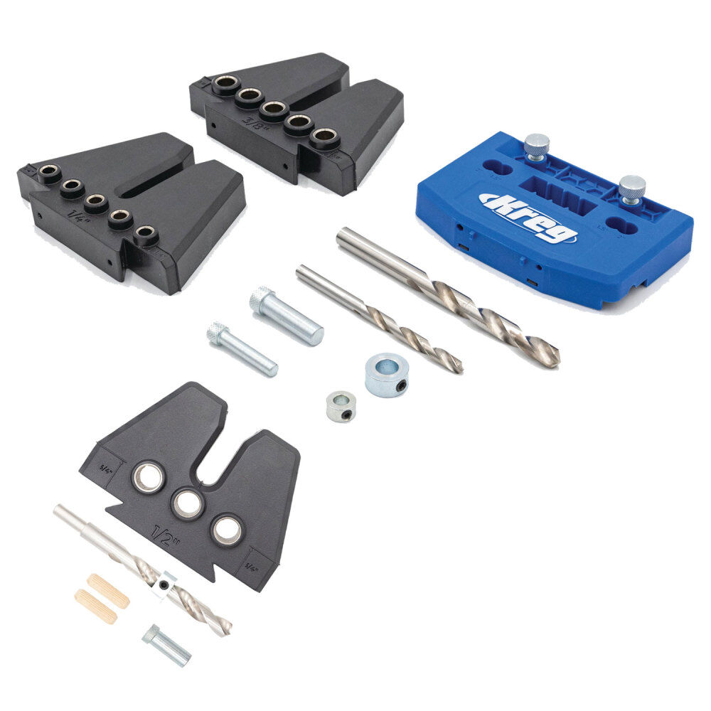 Kreg 1/4 inch, 3/8 inch, and 1/2 inch Dowel Jig Kit, large image number 1