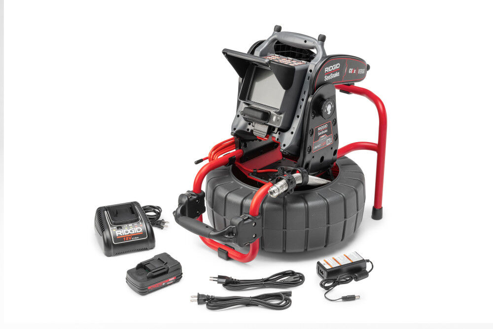 Ridgid SeeSnake Compact C40 DSL Camera with CS6x Versa Monitor, Battery, and Charger, large image number 1
