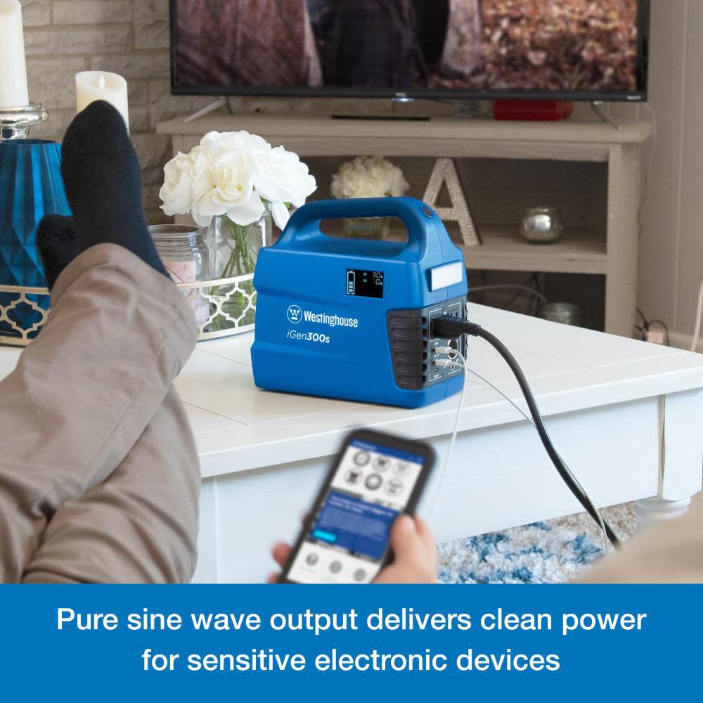 Westinghouse Outdoor Power 600 Watt Lithium-Ion Battery Solar Portable Power Station, large image number 3