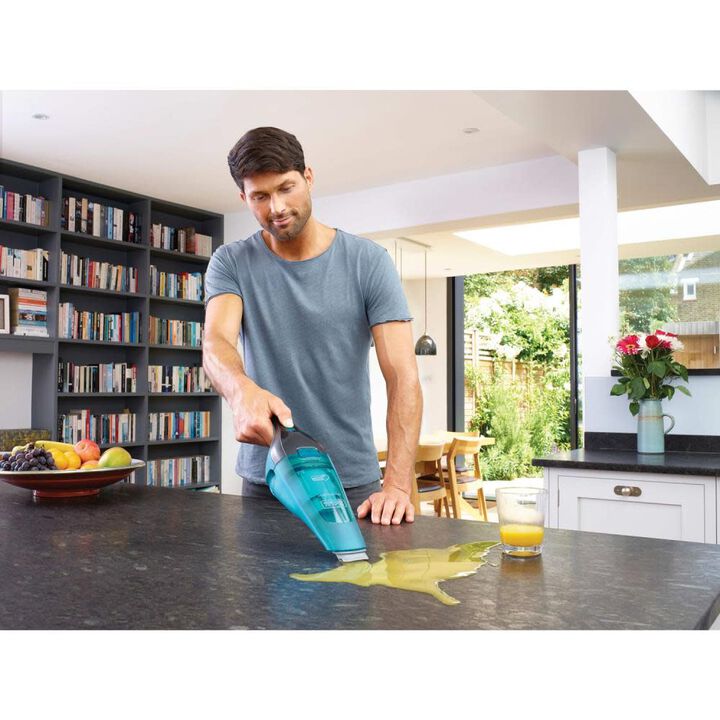 Black and Decker DUSTBUSTER QuickClean Wet/Dry Handheld Vacuum Turquoise, large image number 10