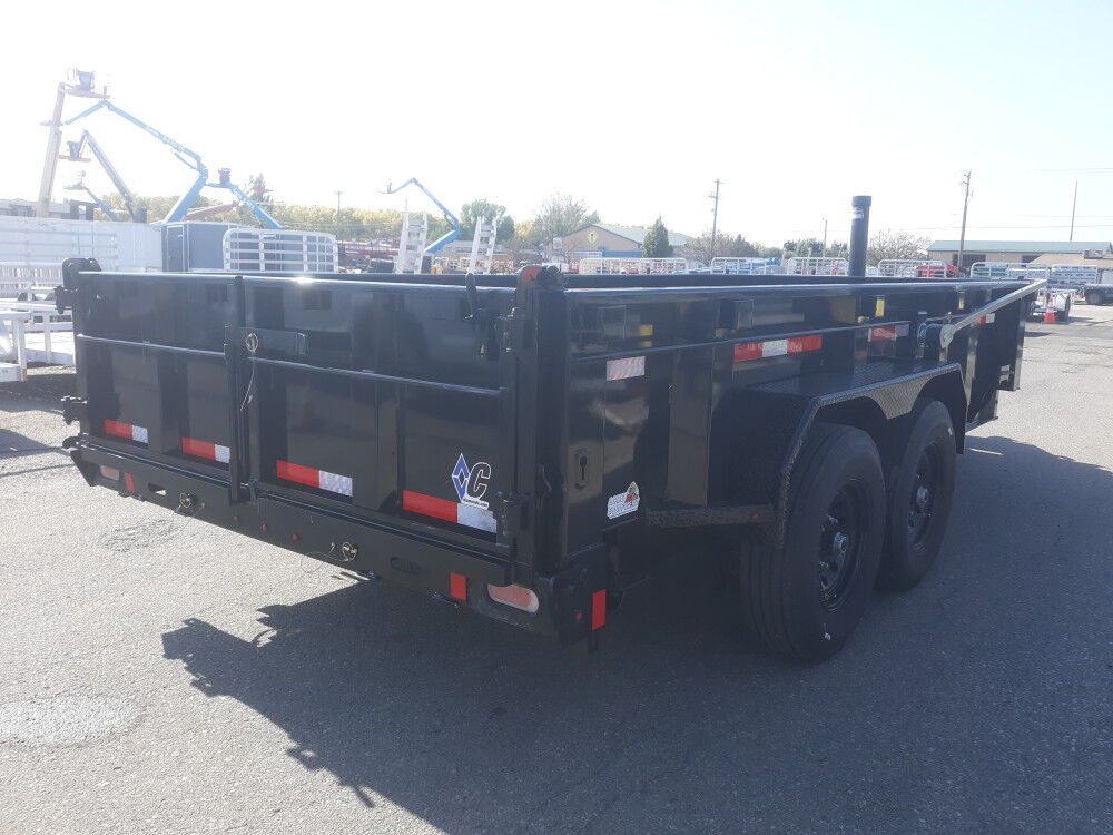Diamond C 14 Ft. x 82 Inch Heavy Duty Low Profile Telescopic Dump Trailer, large image number 5