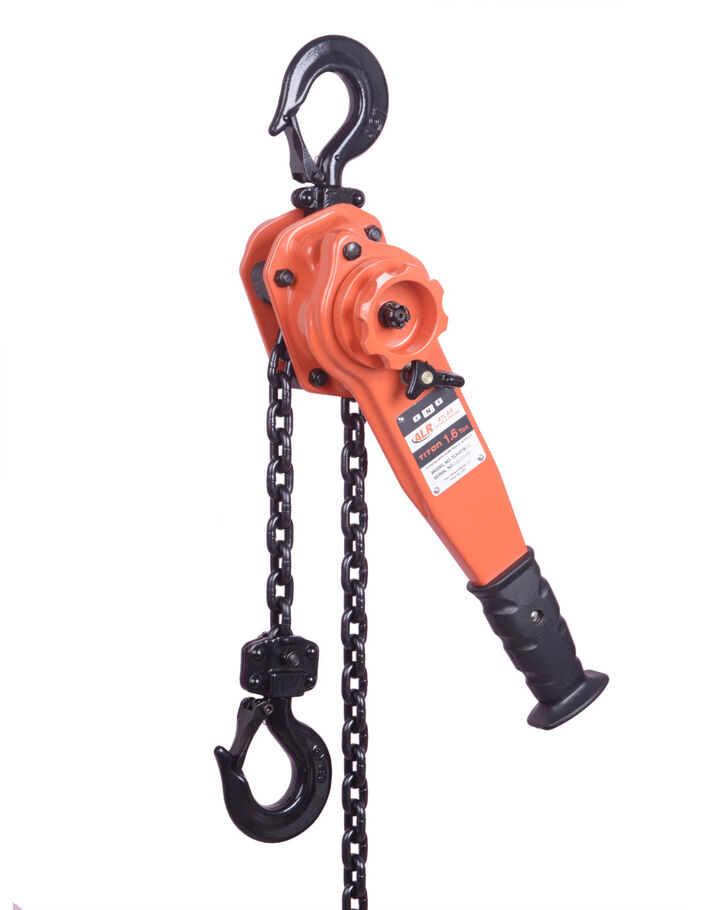 Atlas Lifting and Rigging Titon 1.6 Ton Lever Hoist 3300 lbs 15 Ft. Chain