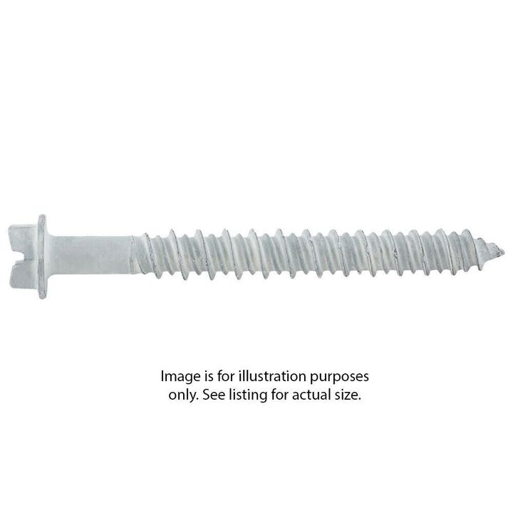 DEWALT Ultracon+ Screw Anchor Hex Washer Head 1/4 Inch x 5 Inch, large image number 1