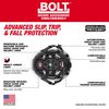 Milwaukee BOLT Black Vented Safety Helmet with IMPACT ARMOR Liner Type 2 Class C & USB Cooling Fan Bundle, small image number 4