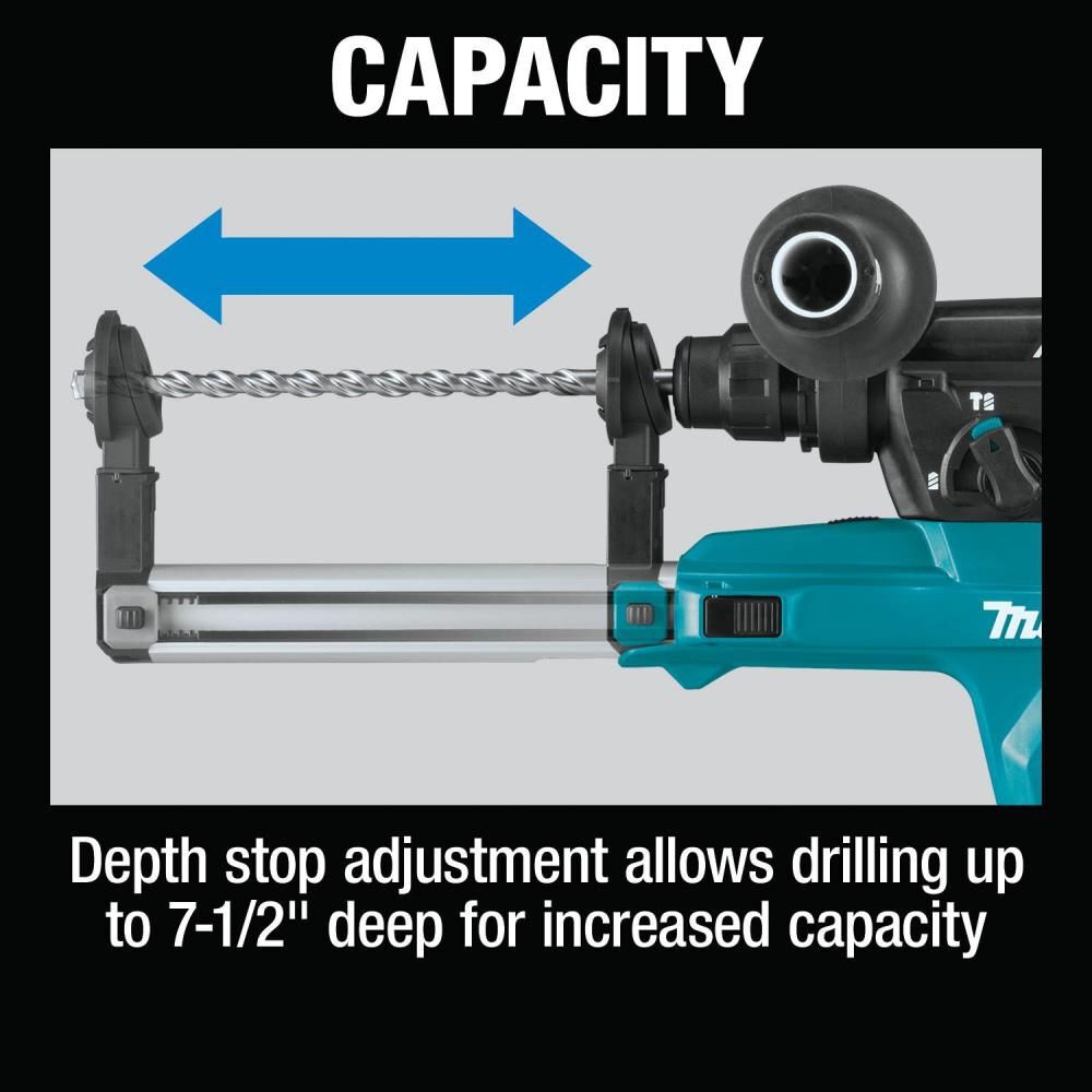 Makita 1 Inch SDS-PLUS AVT Rotary Hammer with HEPA Dust Extractor (D-handle), large image number 17