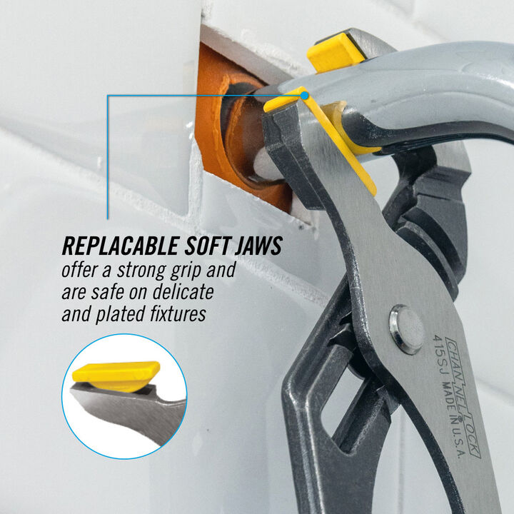 Channellock 10 Inch Soft Jaw Tongue and Groove Pliers, large image number 2