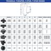 Big Horn 5 Star Thru Knob 1 4 x 20 5pk, small image number 2