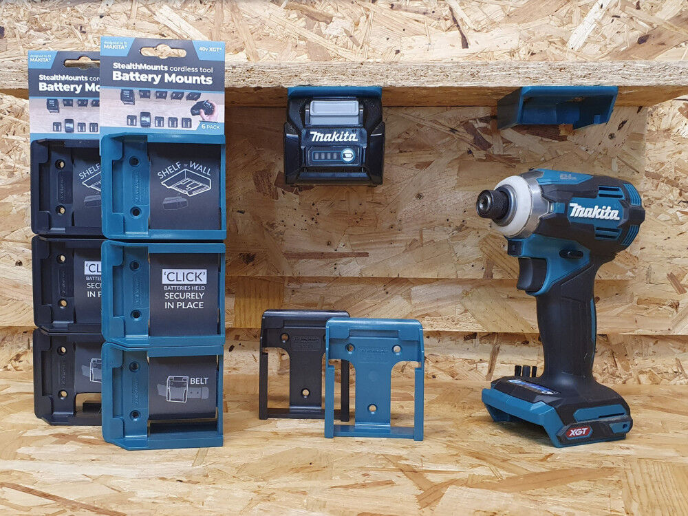Stealthmounts Battery Mounts for Makita 40v XGT 6pk Blue, large image number 2