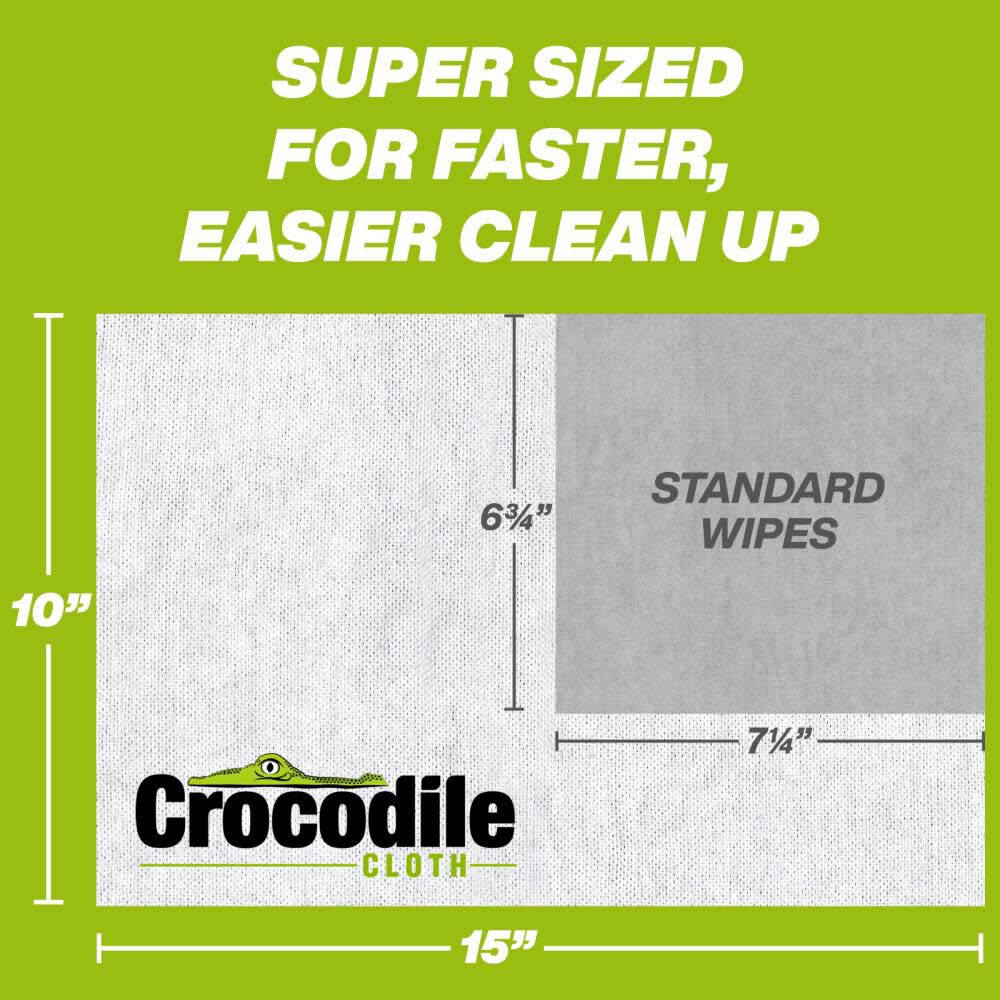 Crocodile Cloth Oversized Paint Cleaning Cloths 1 Pack/100 Cloths, large image number 2